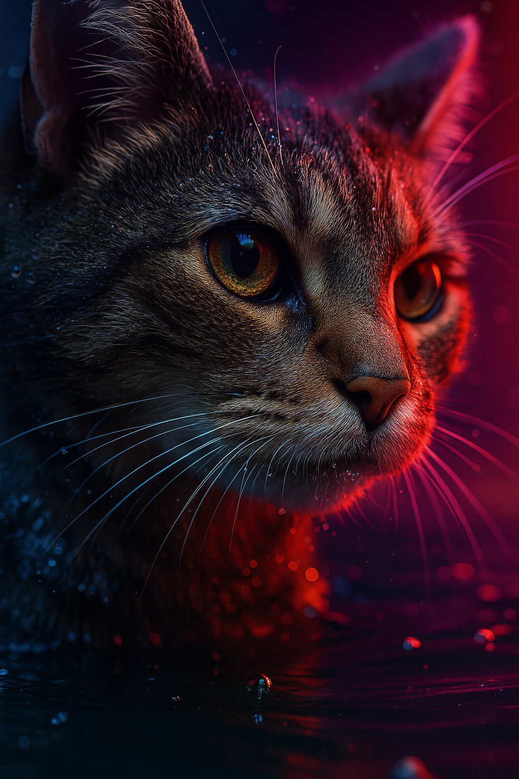 Neonkatze Posterdesign